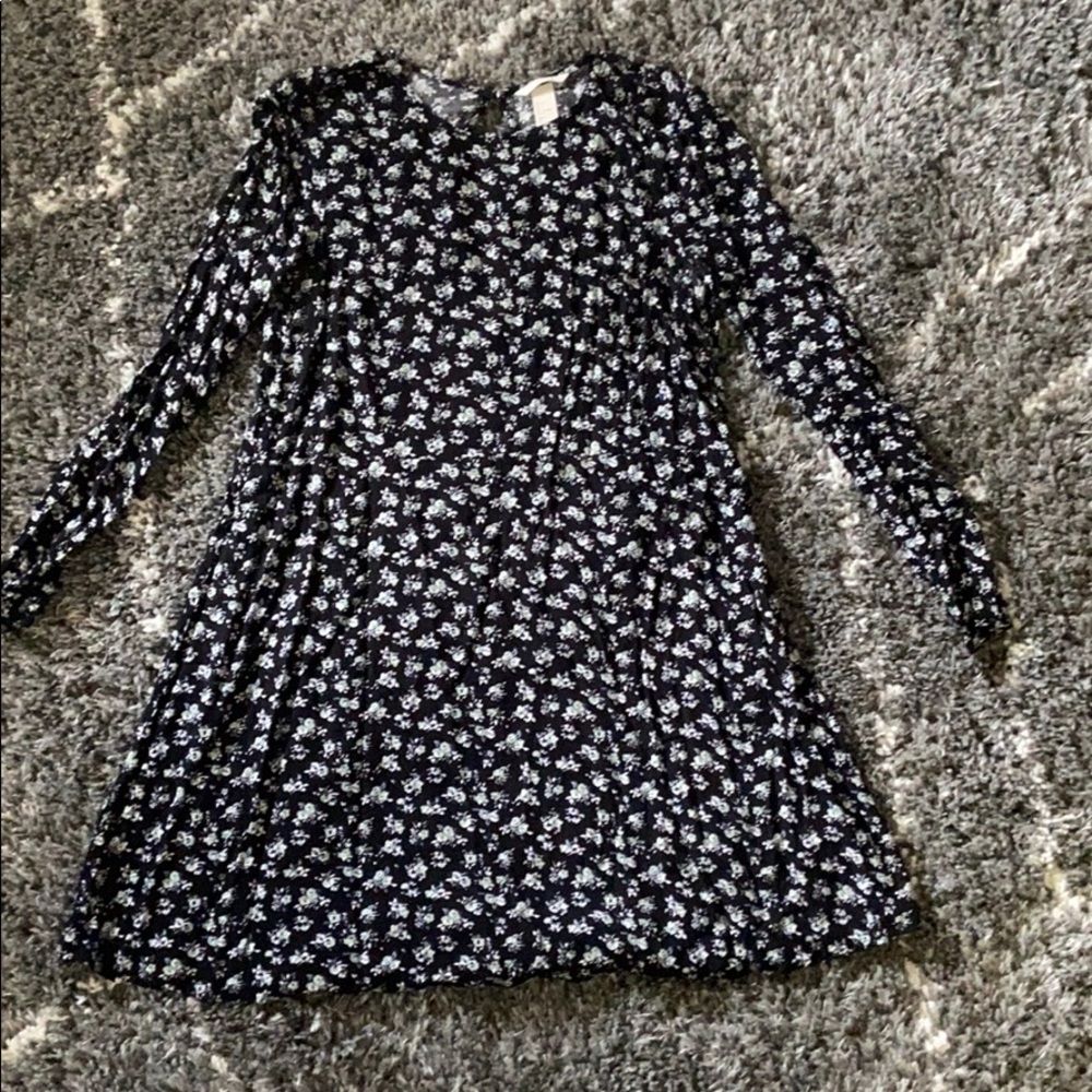 Black floral HM tunic dress